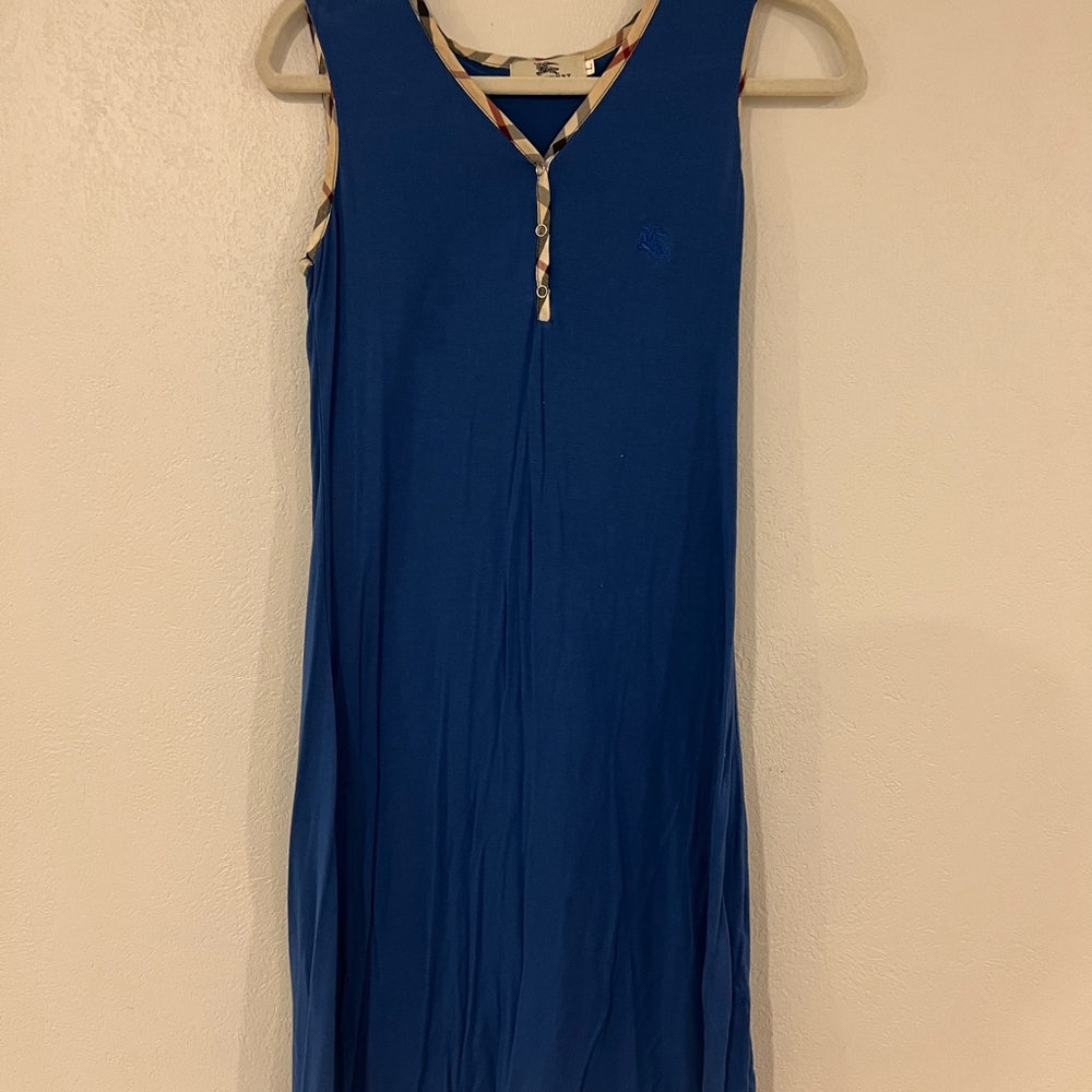 Burberry Blue and Beige Garment